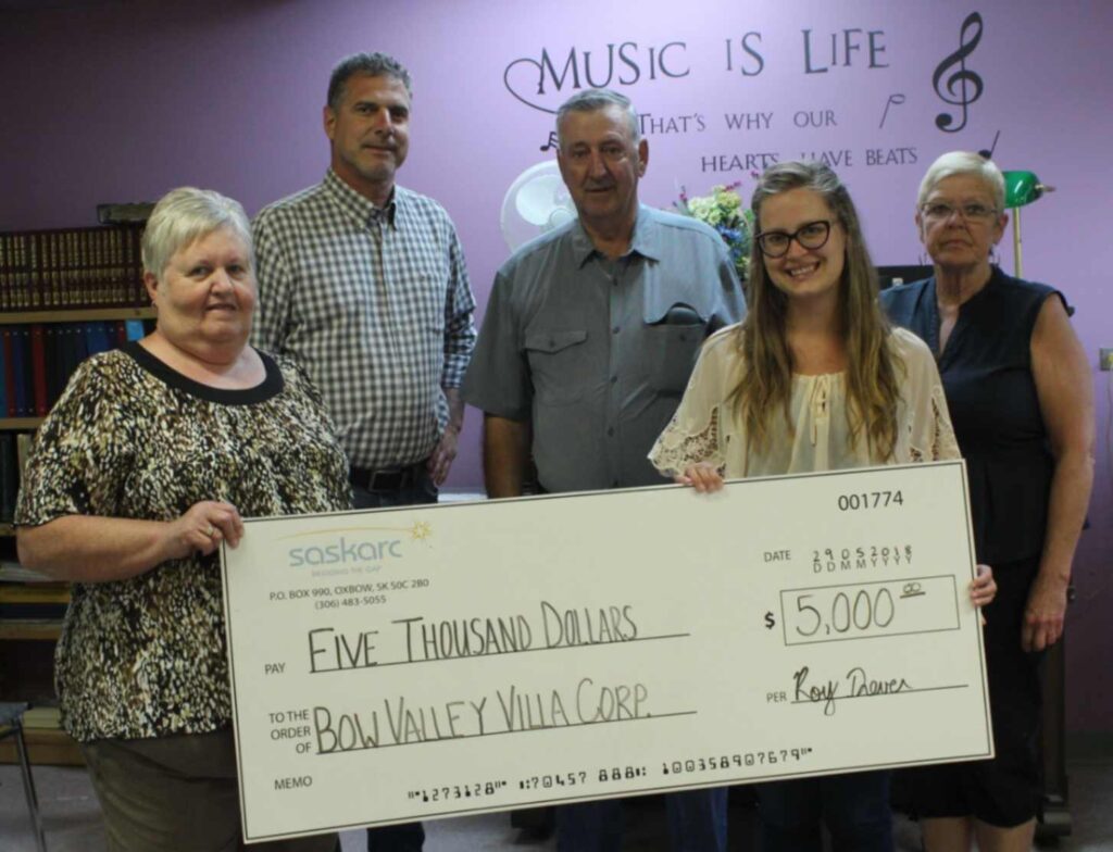 Donation to Bow Valley Villa