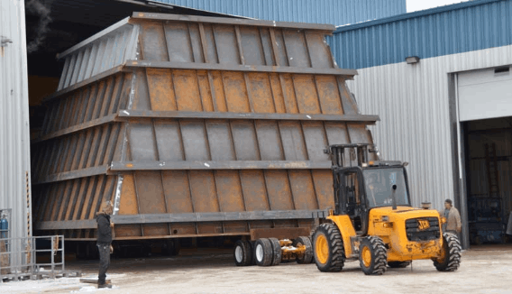 Industrial Steel Fabrication Project - Flue Gas Casing